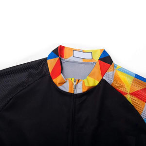 Maillot de cyclisme personnalisé OEM Geo Brothers Co - Maillot sans manches pour homme en polyester écologique, coupe-vent, anti-UV, séchage rapide, personnalisable - Product Image 3