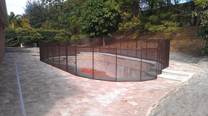 Clôture rétractable amovible en vinyle pour la sécurité <span class=keywords><strong>de</strong></span> la <span class=keywords><strong>piscine</strong></span>, clôture pour bébé, extérieur - Product Image 5