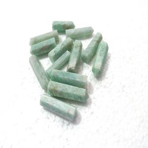 Cristales de punta de lápiz de ágata de amazonita natural de terminación única Artesanía de piedras preciosas semipreciosas a la venta - Product Image 1