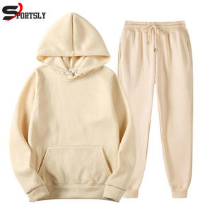 Conjunto de ropa deportiva para correr de algodón de gran tamaño para hombre, chándal de ocio de invierno en tallas grandes, moda Primavera otoño - Product Image 4