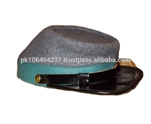 New Designer 100% Wool <b>Fabric</b> Lined Hand American Civil Reproduction Blue & <b>Grey</b> Kepi Hats - Product Image 5