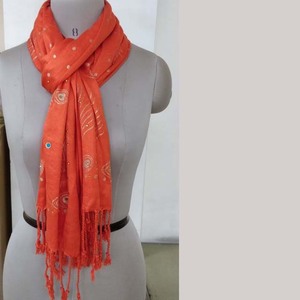 Winter Fashion Rayon Viscose Printed Design Scarf Traditional <b>Shawl</b> for Adults - Product Image 2