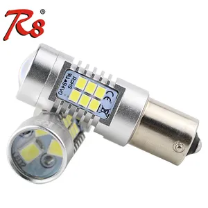  Super Kecerahan G3 Series 1156 LED Bulb Mobil 12V 500LM 2835 * 21SMD Polaritas Gratis 1156//BA15S/BAU15S High Power LED Light Bulb