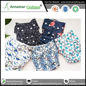 Vente chaude couche étanche pul enduit nouveau-né bébé couche lavable réutilisable - Product Image 3