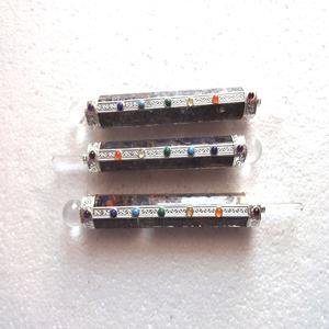 Vente en gros Bâton de guérison à sept chakras Agate naturelle Labrodolite Pierre semi-précieuse artisanale en vente - Product Image 1