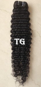 Paquete de trama de máquina peruana, cutícula sin procesar, rizada profunda alineada, para la mejor oferta de Navidad, precio al por mayor, extensión de cabello de cliente - Product Image 3