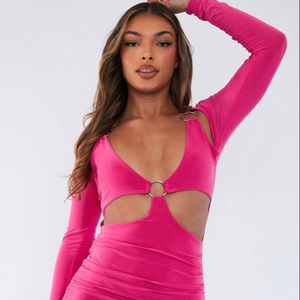 ชุดเดรสชายหาดสไตล์โบฮีเมียนเดรสแขนสั้นมีระบายพิมพ์ลายดอกไม้สำหรับผู้หญิงใส่ไปฤดูร้อน2022 - Product Image 1