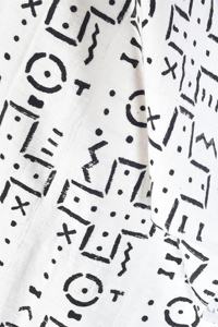 Venta al por mayor lanza de la India al mejor precio negro bloque impreso tira barro-tela de tela inspirado de Manta de algodón - Product Image 5