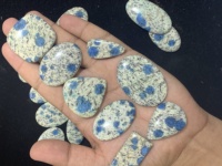 Pierre précieuse naturelle de qualité AAAAA Rida Creations K2 Jasper, pierre brute, certificat IGI, points blancs et bleus, 100% naturelle, personnalisable