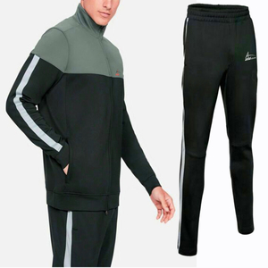 Amna Industries – Ensemble de survêtement et de sport d'hiver pour homme, extensible dans quatre directions, respirant, en coton/polaire/polyester, vente en gros - Product Image 1