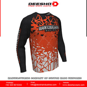 Venta al por Mayor de Ropa Deportiva Unisex Personalizada, Camisetas de Manga Larga, Sublimación Completa, Tallas Grandes, Reversibles - Product Image 2