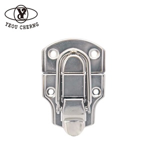 factory direct HC257 clip draw latch <b>lock</b> hardware fitting for good quality equipment moving case chrome zinc <b>locks</b> - Product Image 1