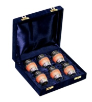Ensemble de 6 mini urnes funéraires de la marque ZHE pour cendres humaines ou animales, couleur personnalisable, style américain, capacité de 220/200 pouces cubes