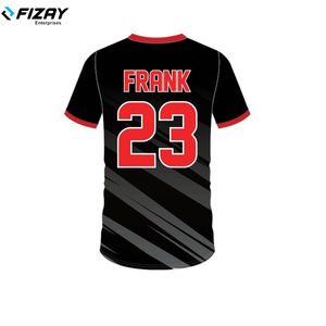 Fizay Enterprises เสื้อกีฬาครึ่งแขนเสื้อกีฬากางเกงเรียบง่ายใส่สบายเหมาะกับเบสบอลซอฟต์บอล - Product Image 3