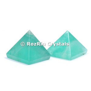 Pyramide verte de 7 chakras de pierres précieuses - Product Image 2