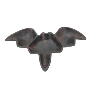 Cabeza de esqueleto de aluminio con orejas cerradas Color antiguo rústico diseño moderno decoración de Halloween hecha a mano personalizada - Product Image 6