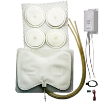 AKEE Pièces automobiles de luxe universelles, coussin lombaire gonflable pour siège de voiture avec moteurs de vibration, massage par pression d'air, contrôle 12V/24V, garantie 1 an