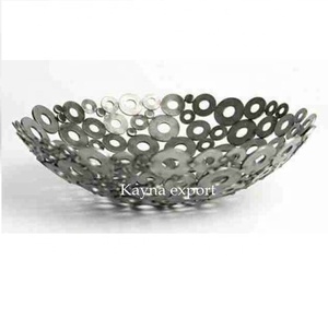 Unique Polished Metal Recycle Design Modern Luxury Bowl Most Selling Decorative Table Top Bowl Wholesale Rate Direct Factory - Product Image 1