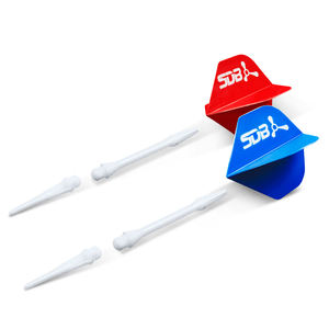 Accesorios para dardos de plástico negro, Ideas de regalo de Navidad, venta al por mayor, 4 Uds. - Product Image 2