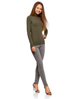 Camiseta Casual de Cuello Alto y Manga Corta para Mujer 2023, Personalizada, Talla Grande, 100% Algodón Jersey Lavado, Transpirable, Ecológica, Estampada