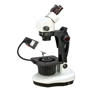 Microscopio Gemológico para fabricación de joyas, herramienta industrial para cortar joyería con piedra gema