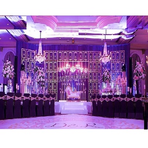 Magnifique décor de scène de mariage, murs de bougies, achat en vente flash, prix d'usine, murs de bougies pour scène de mariage en Australie - Product Image 1