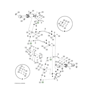 Joint torique de remplacement pour tracteur JD Numéro de pièce T77858 Composant robuste à haute résistance pour la réparation et l'entretien du tracteur - Product Image 2