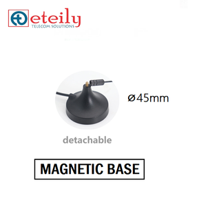 Antenne magnétique à ressort robuste 2.4GHz Wi-Fi 5dBi câble RG174 + connecteur SMA Applications de communication externe durables - Product Image 2