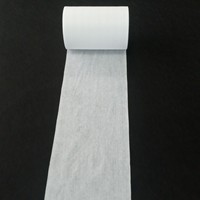Vietnam Vervaardigd Stof Rayon Viscose Polyester Katoen Wit Spunlace Niet-Geweven Parallel Mesh Rekbare Effen Stijl