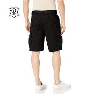 Pantalones cargo deportivos de verano para hombre, venta al por mayor personalizados, secado rápido, transpirable, de lana, cintura elástica, cordón, sólido, antiarrugas - Product Image 4