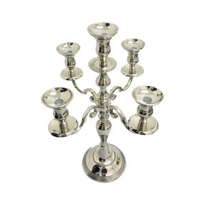 2024 Meilleure vente Royal Candelabra Bulk Supply Bougeoir en verre pour les mariages de Noël Alsa International - Product Image 1
