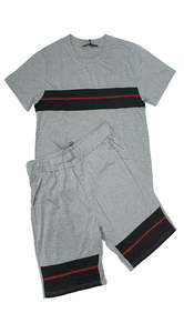 Conjunto de ropa de verano para hombre, camiseta de manga corta y pantalones cortos, 2 piezas - Product Image 2