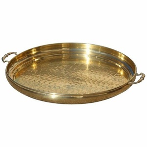 ถาดเสิร์ฟอะลูมิเนียมงานแฮนด์เมดสไตล์วินเทจคุณภาพดีที่สุด พร้อมขนาดและรูปทรงตามสั่ง ออกแบบแบรนด์และดีไซน์ตามความต้องการของผู้ซื้อ - Product Image 5