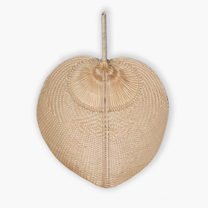 พัดลมมือไม้ไผ่สานธรรมชาติ/ใบปาล์มแขวนตกแต่งผนังในเวียดนามขายส่ง - Product Image 4