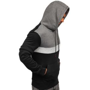Fixed Hood Hombres 100% Algodón Invierno Bordado Estilo Vintage Custom Oversized Fit Hoodies - Product Image 4