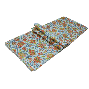 Indian 100% Cotton <b>Fabric</b> for Women Natural Floral Printed Lightweight Soft Breathable Accessory Dressmaking Woven Home Boys - Product Image 6