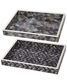 Meilleure vente Plateau de service ovale en nacre pour ustensiles de cuisine à thé - Product Image 5