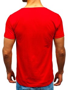 Ropa Deportiva personalizada para hombre, chándales masculinos informales con estampado de cuello redondo y empalme medio, rosa, negro y blanco - Product Image 3