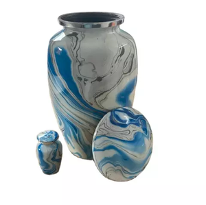 Urne commémorative solide en métal de Style européen/américain classique adultes cendres funéraires humaines crémation océan photo adulte stockage solide - Product Image 1