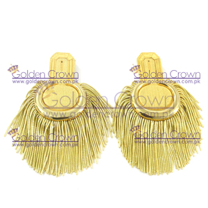 อินทรธนูไหล่สีทองสำหรับอุปกรณ์เครื่องแบบที่มีการออกแบบรูปพระจันทร์ - Product Image 1