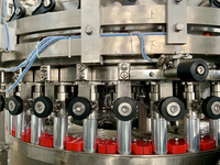Machine automatique pour préparer les boissons carbonées, bière en aluminium, pour remplissage et scellage