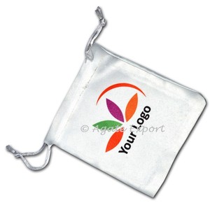 Pochette en Satin velours de qualité supérieure, avec votre Logo personnalisé - Product Image 2