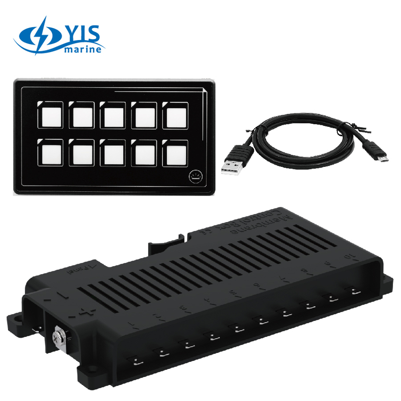 10 Gang Boat Switch Panel Marine