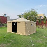 Tugas Berat Besar Disesuaikan Arab Tahan Air Kanvas Satu Tiang Tenda Berkemah Luar Ruangan Gurun Tenda Warna Disesuaikan Khaki Putih