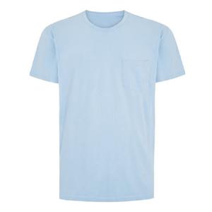 เสื้อยืดธรรมดาผู้ชายลำลองคอลูกเรือแขนสั้นเข้ารูปสีที่กำหนดเองขนาด ODM - Product Image 2