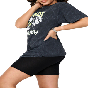 T-shirt col ras-du-cou décontracté pour femmes, 100% coton, élégant et populaire, nouveau style - Product Image 3