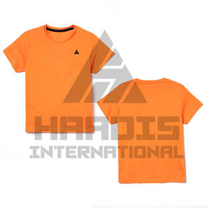 Camiseta de alta calidad de algodón con cuello redondo liso para niños, camisetas de manga corta para niños, camiseta en blanco para niños - Product Image 4