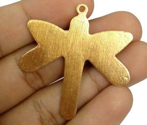 เครื่องประดับทองเหลืองชุบโรเดียมแกะสลักด้วยมือสำหรับทำเครื่องประดับ - Product Image 2