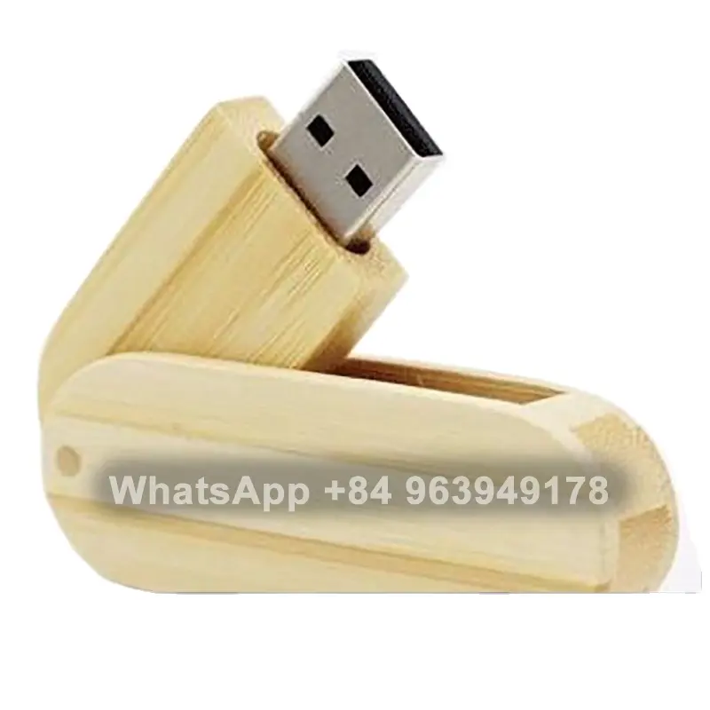 2023 Fournisseur vietnamien USB en bois personnalisé WA + 84 937545579