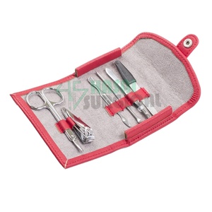 Novedades Juego de herramientas de viaje para manicura Juego de manicura profesional de acero inoxidable CE ISO Aprobado por Hasni Surgical - Product Image 1